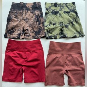 Bundle of Amazon booty scrunch workout shorts